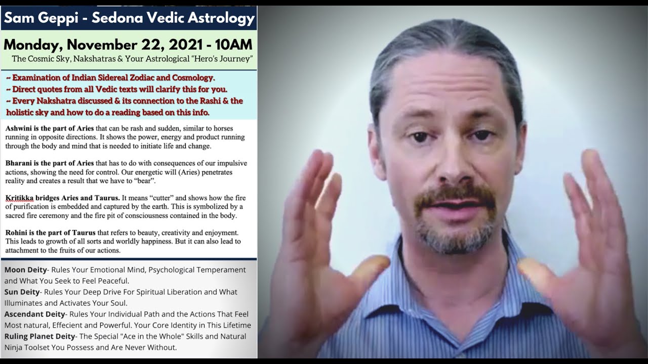 Yoga Vedic Astrology for Self Growth - Nakshatras the Zodiac and the Heroes Journey