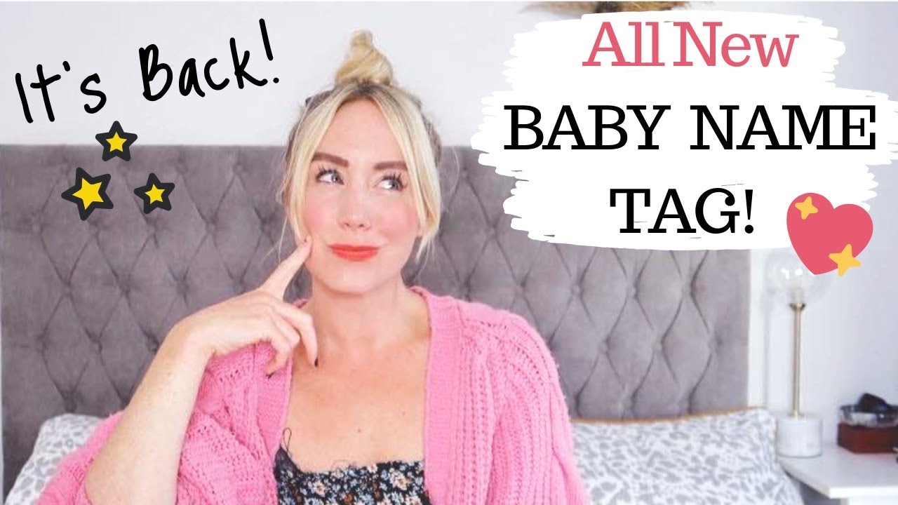BRAND NEW - THE BABY NAME TAG/CHALLENGE 2020!  SJ STRUM
