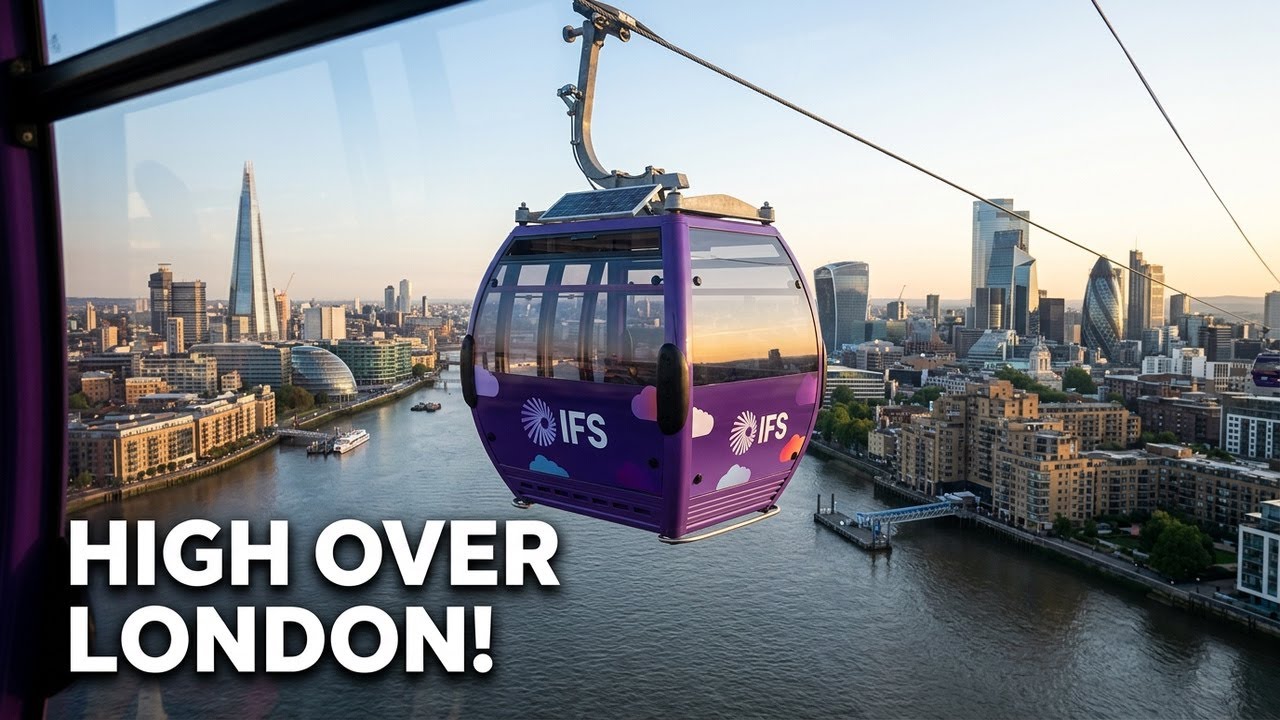 London's IFS Cloud Cable Car Ride | Stunning Thames Views