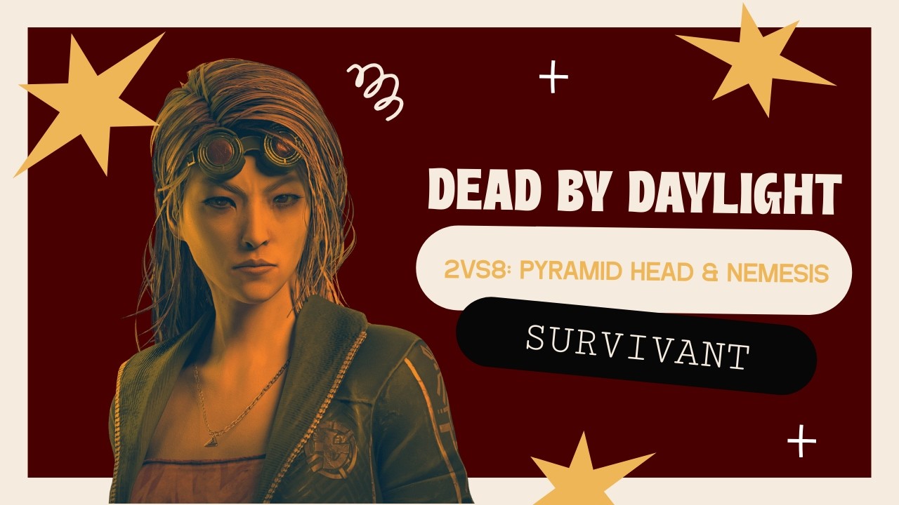 🌻I NEED A HERO : 2 VS 8 - PYRAMID HEAD, NEMESIS - GAMEPLAY DEAD BY DAYLIGHT