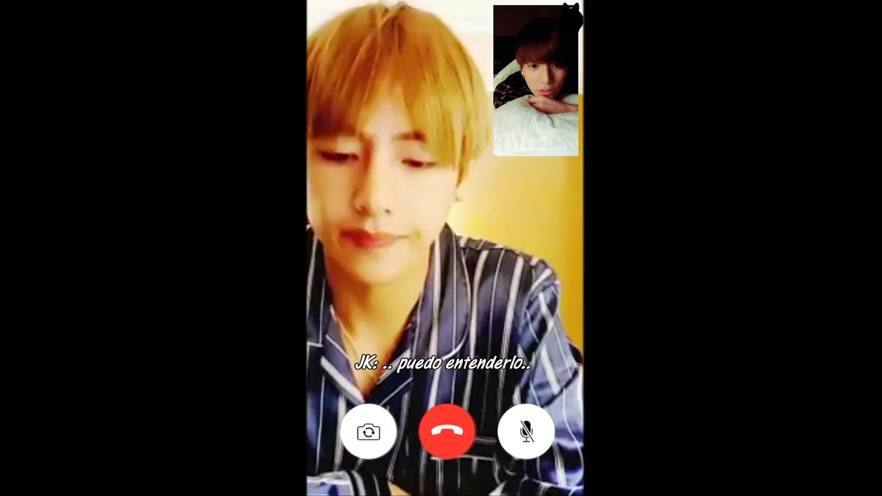 [?/Esp] Taekook//KookV Video call [Fake Sub]