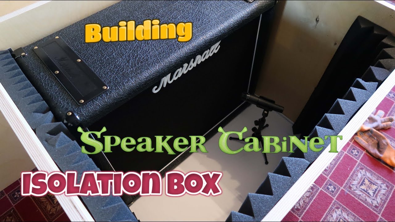 Building Speaker Cabinet Isolation Box for Marshall 2x12