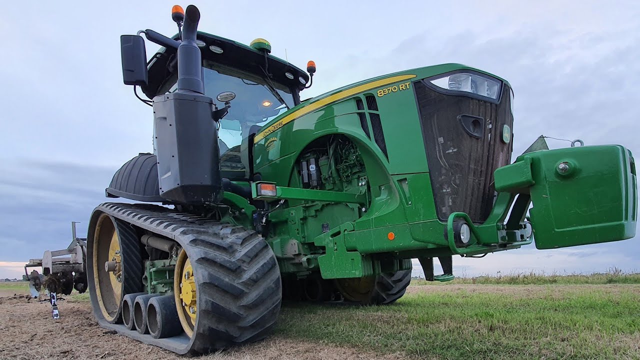 John Deere 8370 RT - Dissodatore Pastò [The Tracked Green Power] 4K UHD