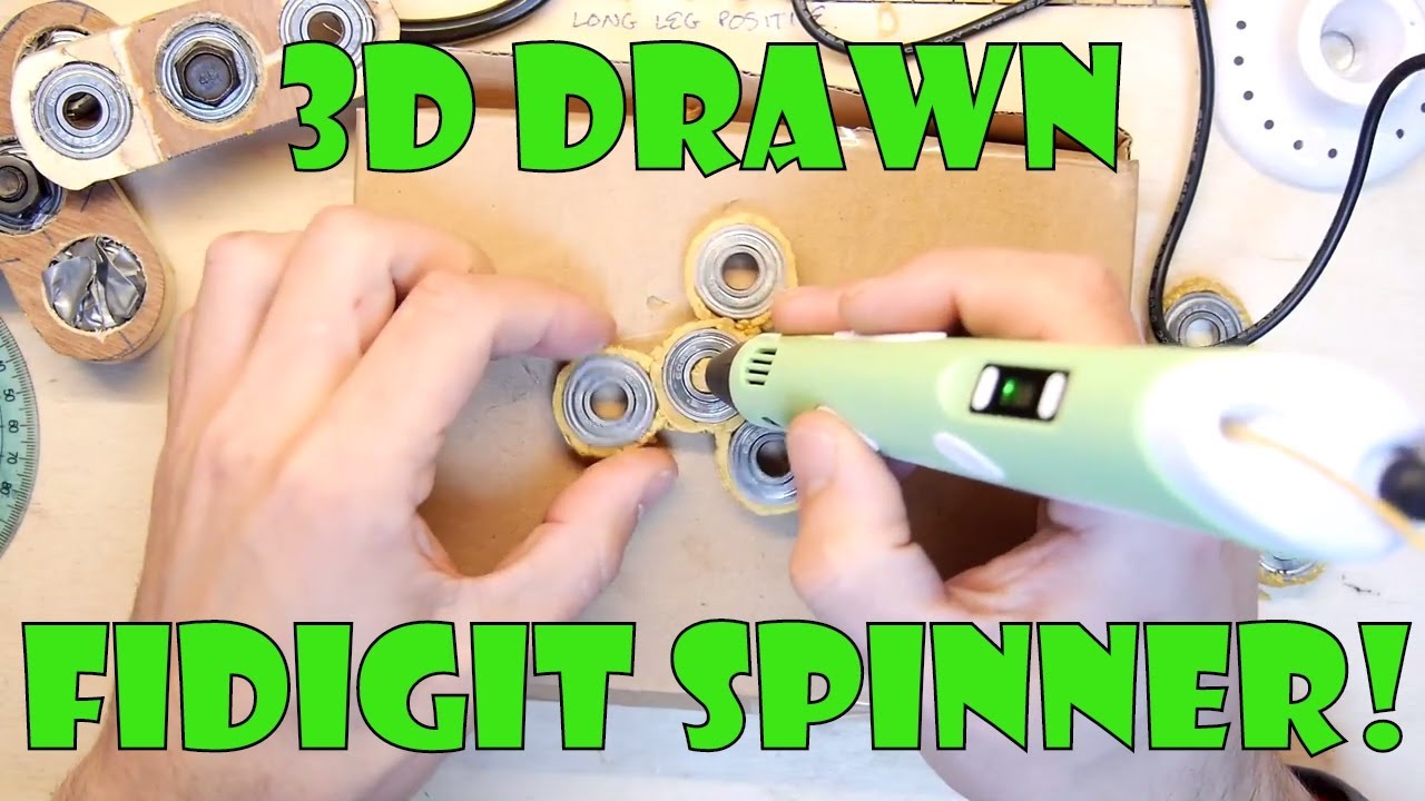 3D Draw your own fidget spinners