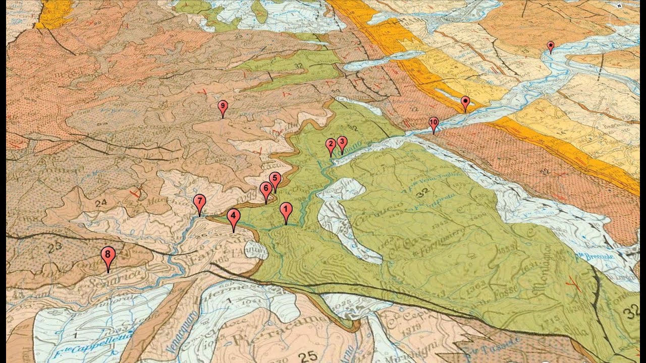 Escursione didattica corso di Rilevamento Geologico - Val Vomano