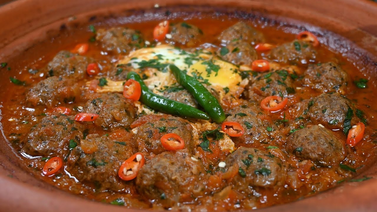 Мясная кофта всегда вкусна по-мароккански с баклажанами!