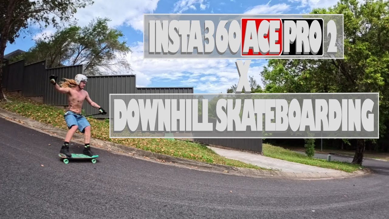 INSTA360 ACE PRO 2 X DOWNHILL SKATING