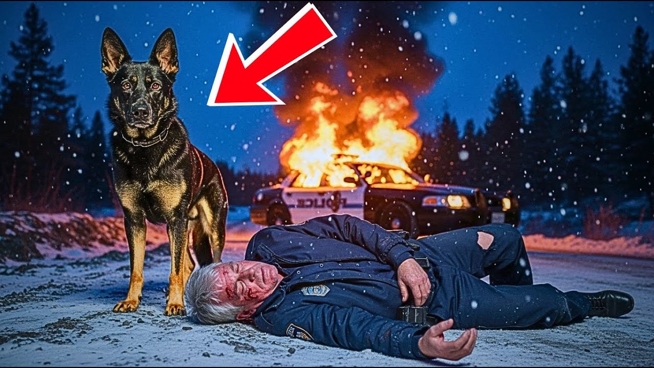 The Sheriff Was Meant to Die in the Car Crash—But A German Shepherd Appeared and Changed Everything