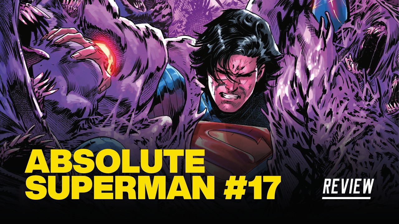 Обзор комикса Absolute Superman #17 — Хоукмен и Супермен сражаются с паразитом, чтобы спасти Метр...