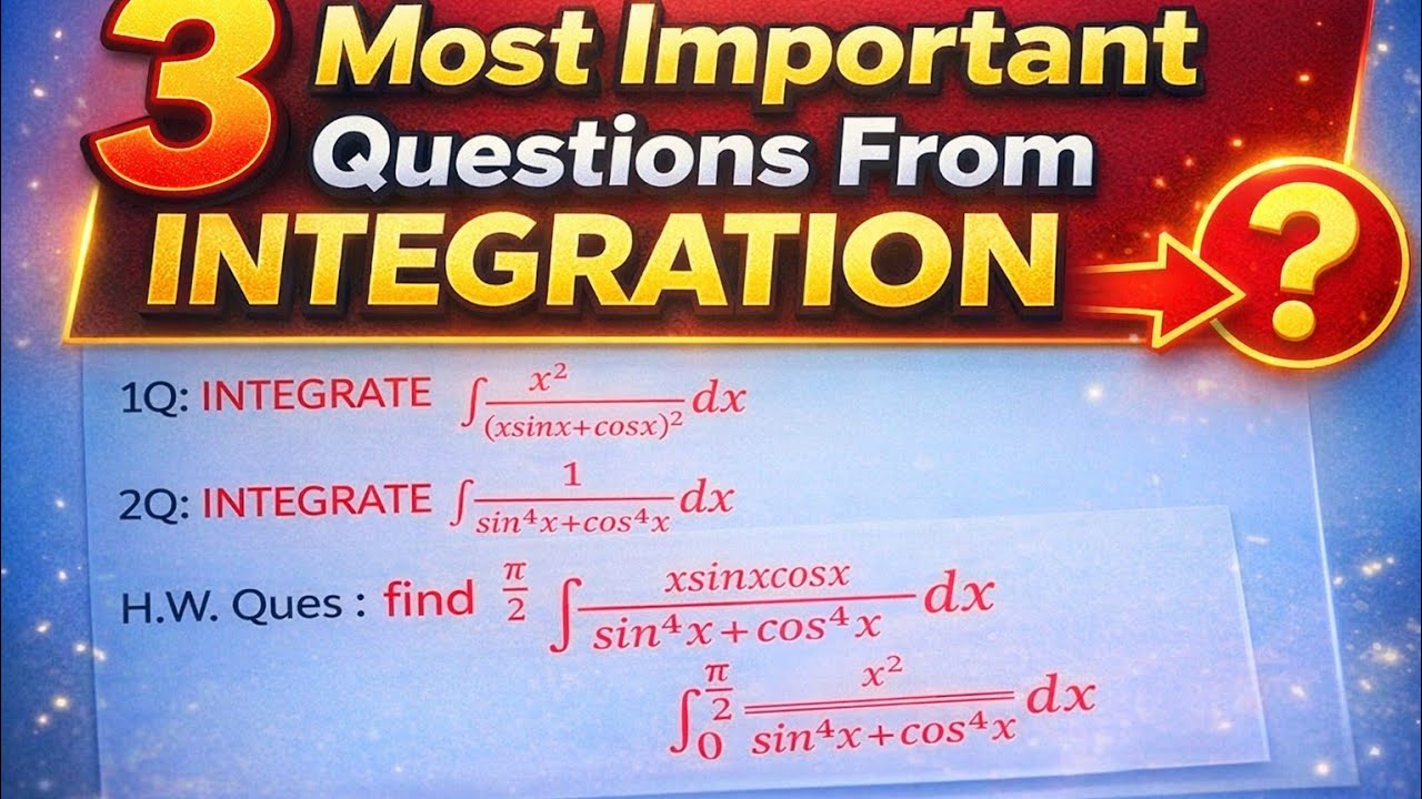 Most important integration..