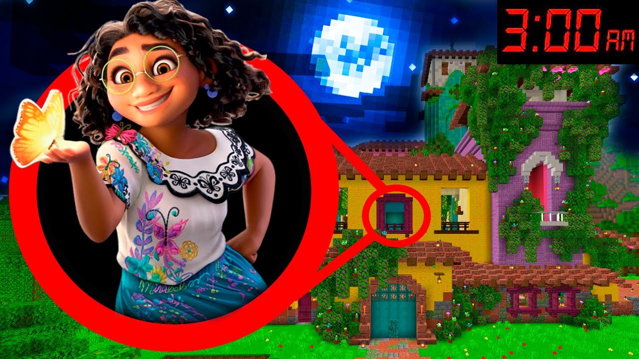 What's inside Mirabel's secret base of Encanto in Minecraft ✨.