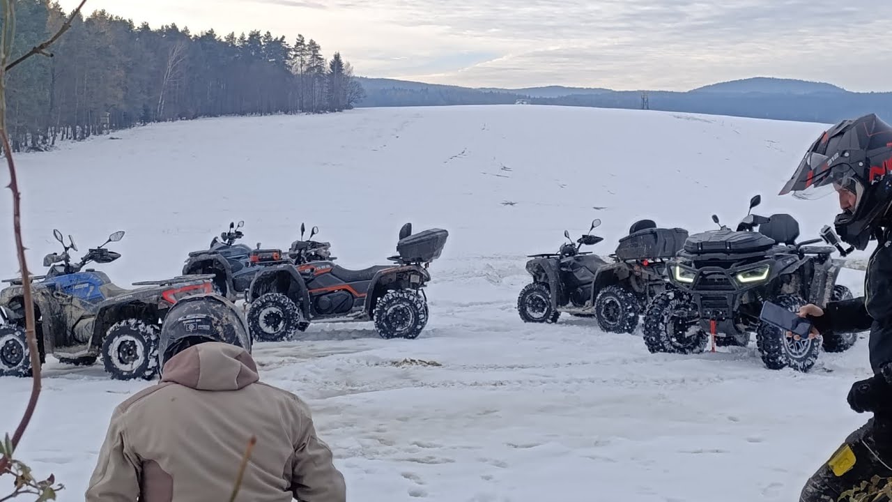 Cfmoto 850, Segway 1000, Cfmoto 625, 2x Goes 500 zimowa jazda 