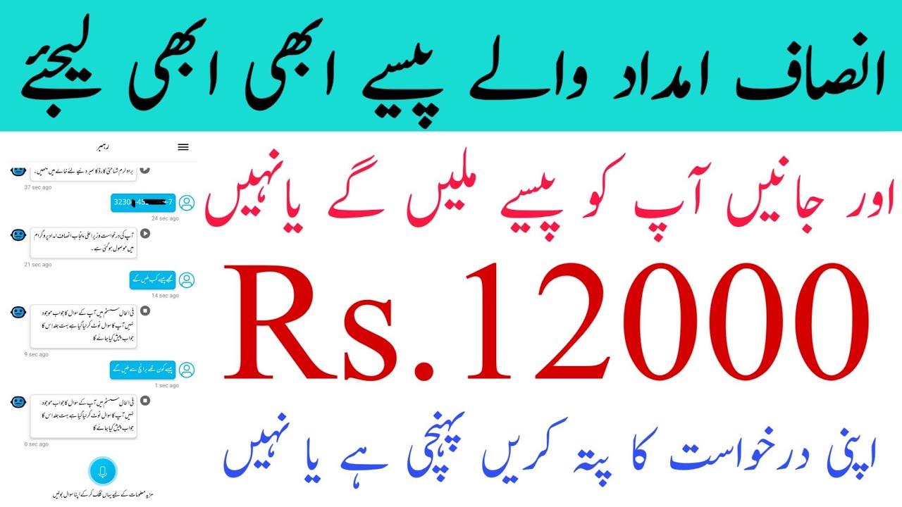 insaf imdad payment 12000 | insaf imdad | insaf imdad program