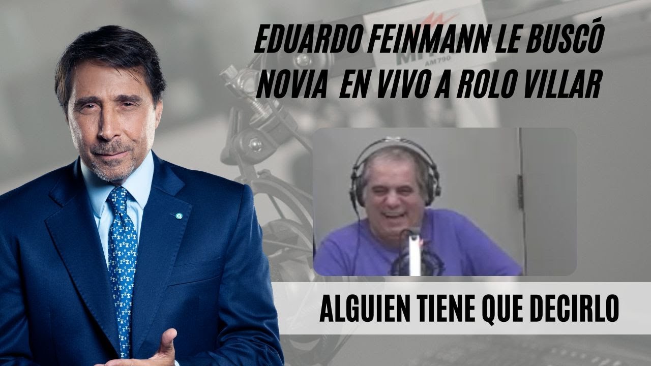 Feinmann le buscó novia a Rolo Villar en vivo: 
