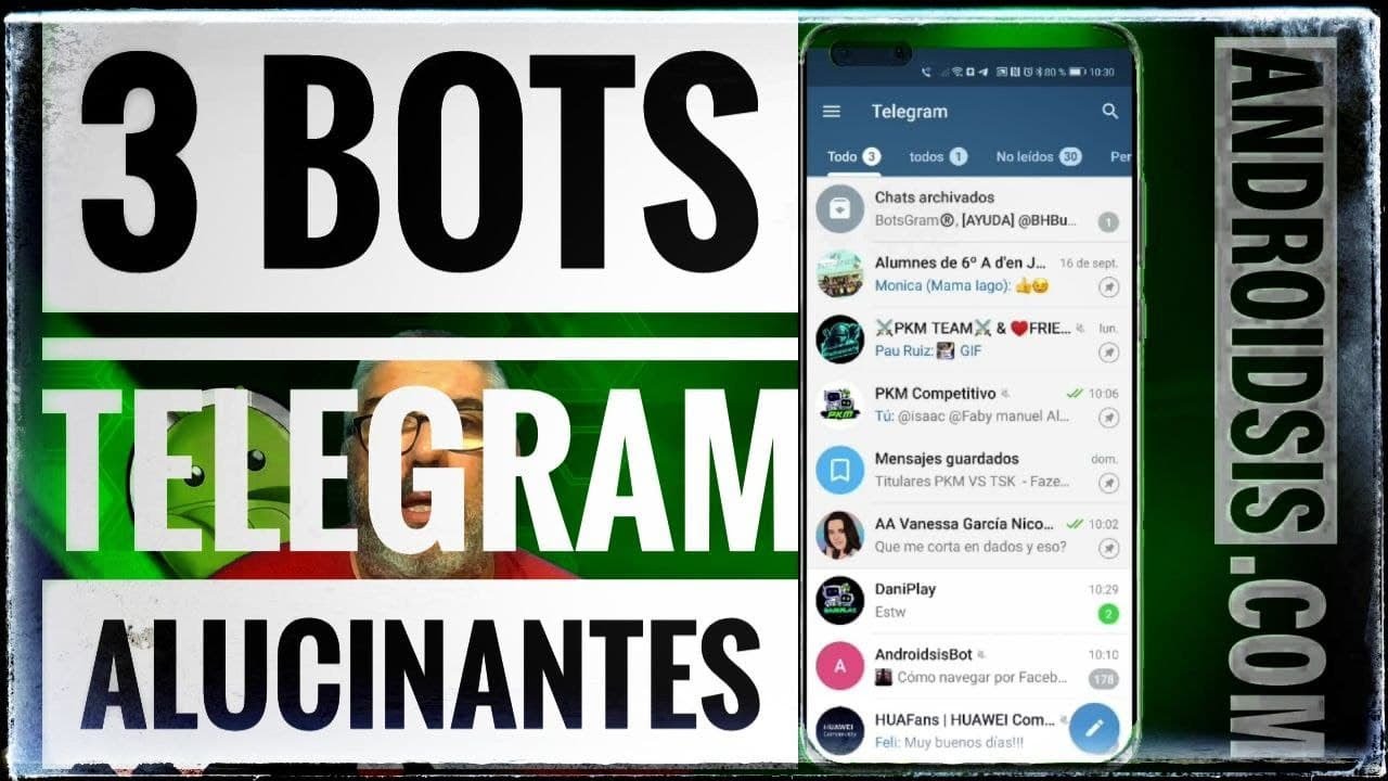 🤖 3 BOTS PARA TELEGRAM que te van a flipar 🤖