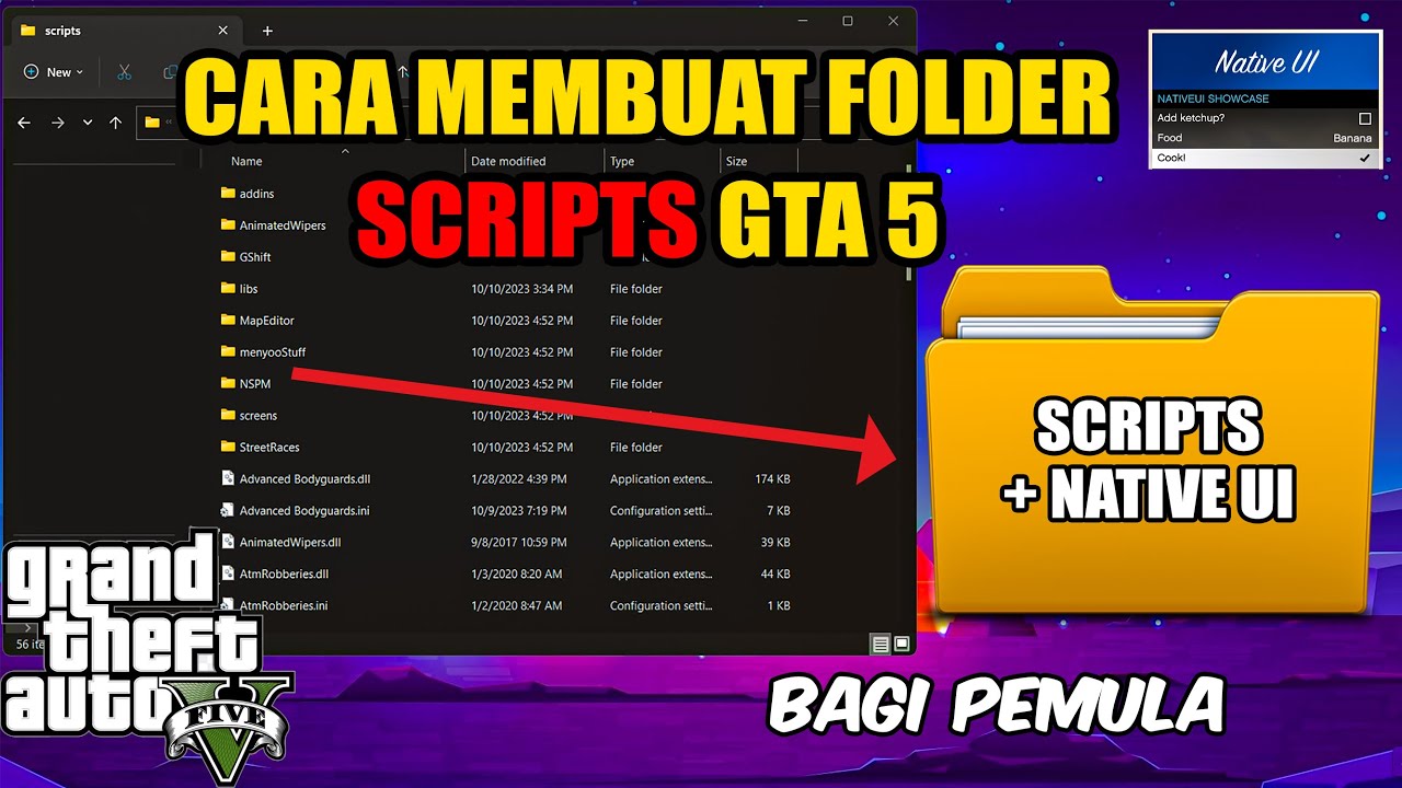 HOW TO CREATE THE LATEST GTA 5 SCRIPTS & NATIVE UI FOLDER | FULL EXPLANATION | GTA 5 MODS