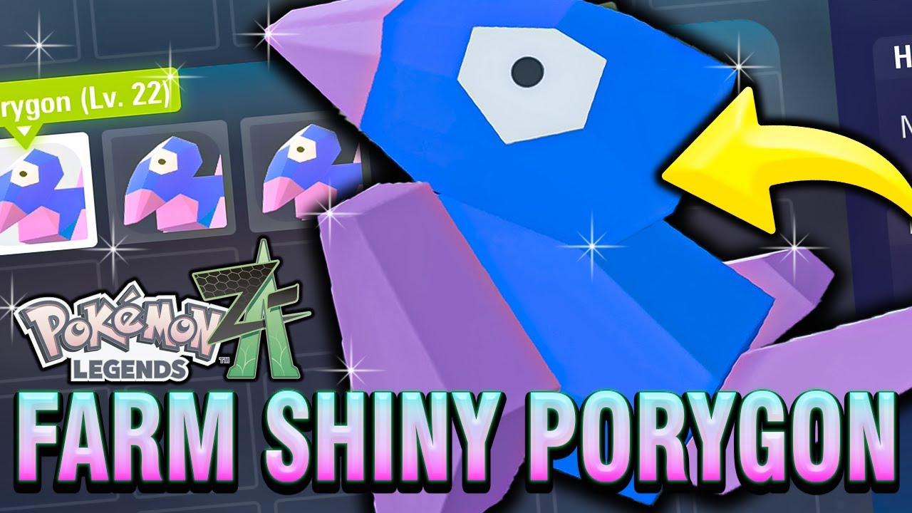 How To Farm Shiny Porygons - Pokemon Legends Z-A