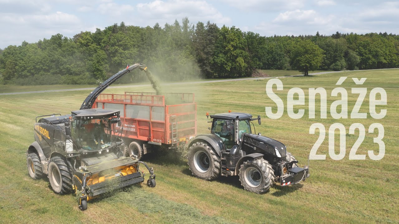 Služby Martin Zbořil - BLACK New holland FR 920, T7.290, Case IH Optum 300, Puma 230, Annaburger 🖤
