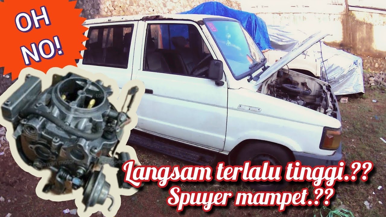 BONGKAR KARBU KIJANG | NGGA LANGSAM | DX | CHARADE #kijang #toyota #charade #corolladx #karburator