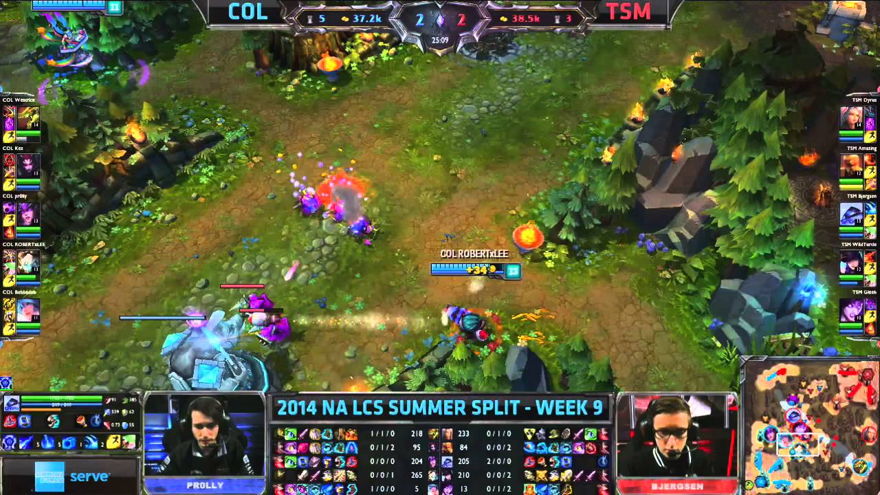 COL vs TSM - 2014 NA LCS Summer W9D2