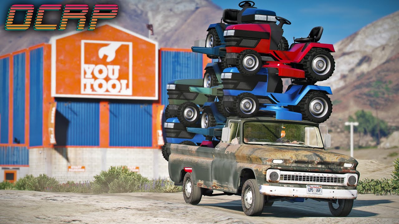 Selling Stolen Lawnmowers in OCRP!