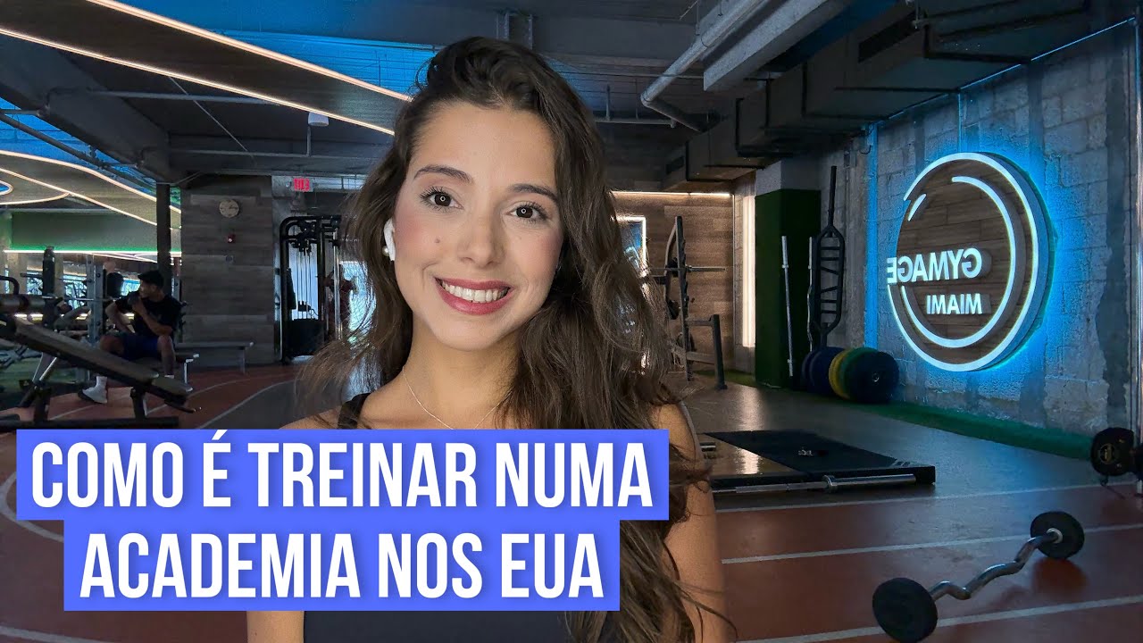 TREINEI NUMA ACADEMIA DOS ESTADOS UNIDOS! GYM AGE MIAMI BEACH