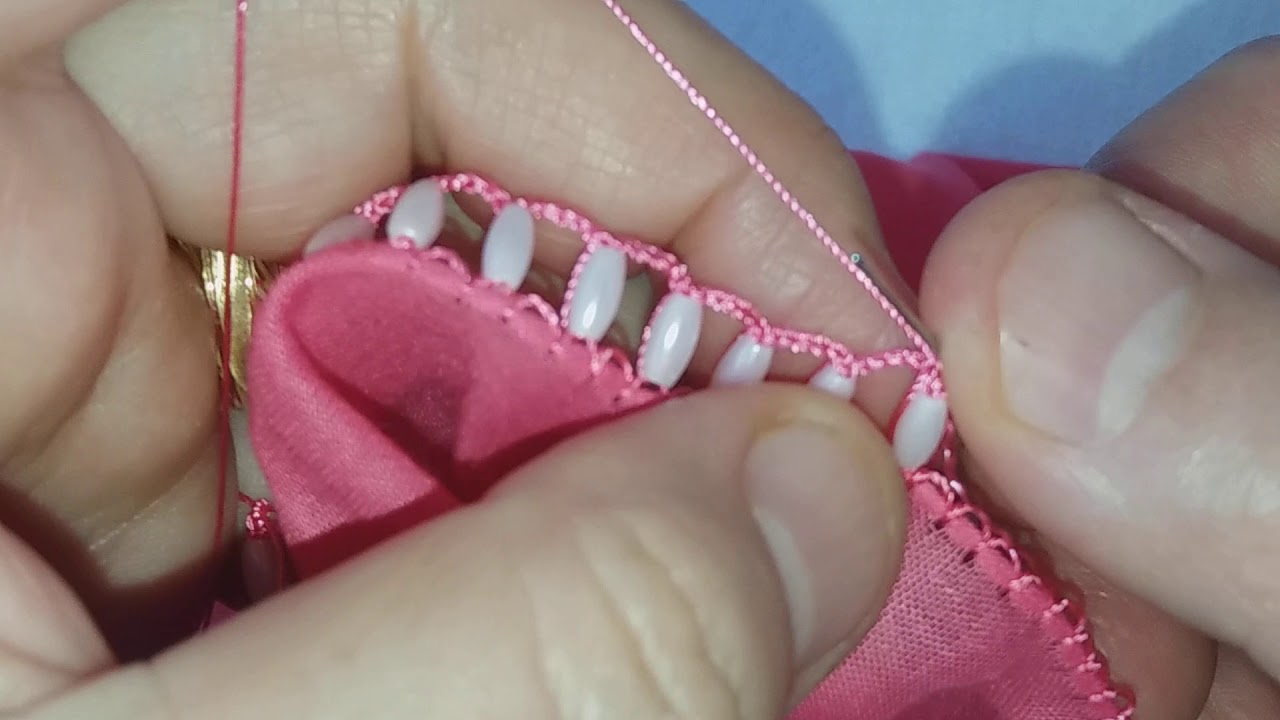 94 sıralı kolay boncuk oyası yapımı