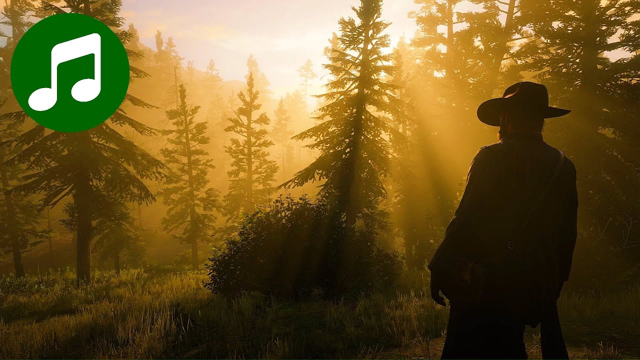Peaceful Forest Hike 🎵 Relaxing RED DEAD REDEMPTION 2 Ambient Music (RDR2 Soundtrack | OST)