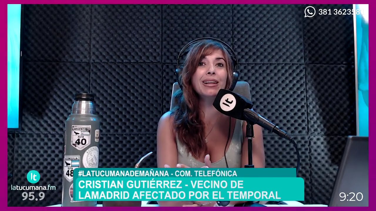 Temporal en Tucumán: 