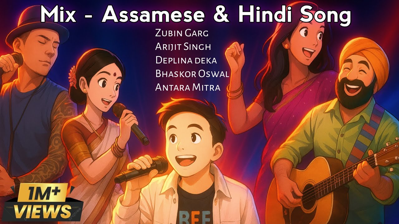 Mix Assamese-Hindi songs mashup II Zubin garg, arijit singh , bhashkar oswal, Antara Mitra