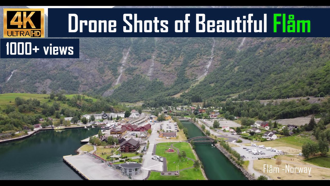 Flam tour || Drone shots of flåm || DJI Mini 4K UHD
