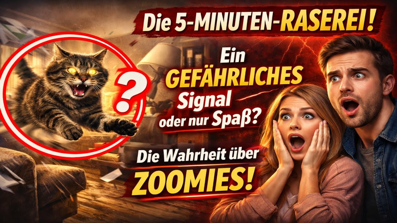 Die 5-Minuten-RASEREI: Ein GEFÄHRLICHES Signal oder nur Spaß? Die Wahrheit über Zoomies! 😼