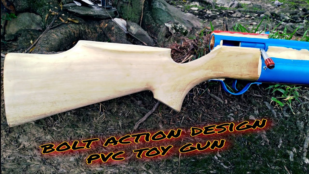 Pvc toy gun bolt action design||KHARDING LIFESTYLE