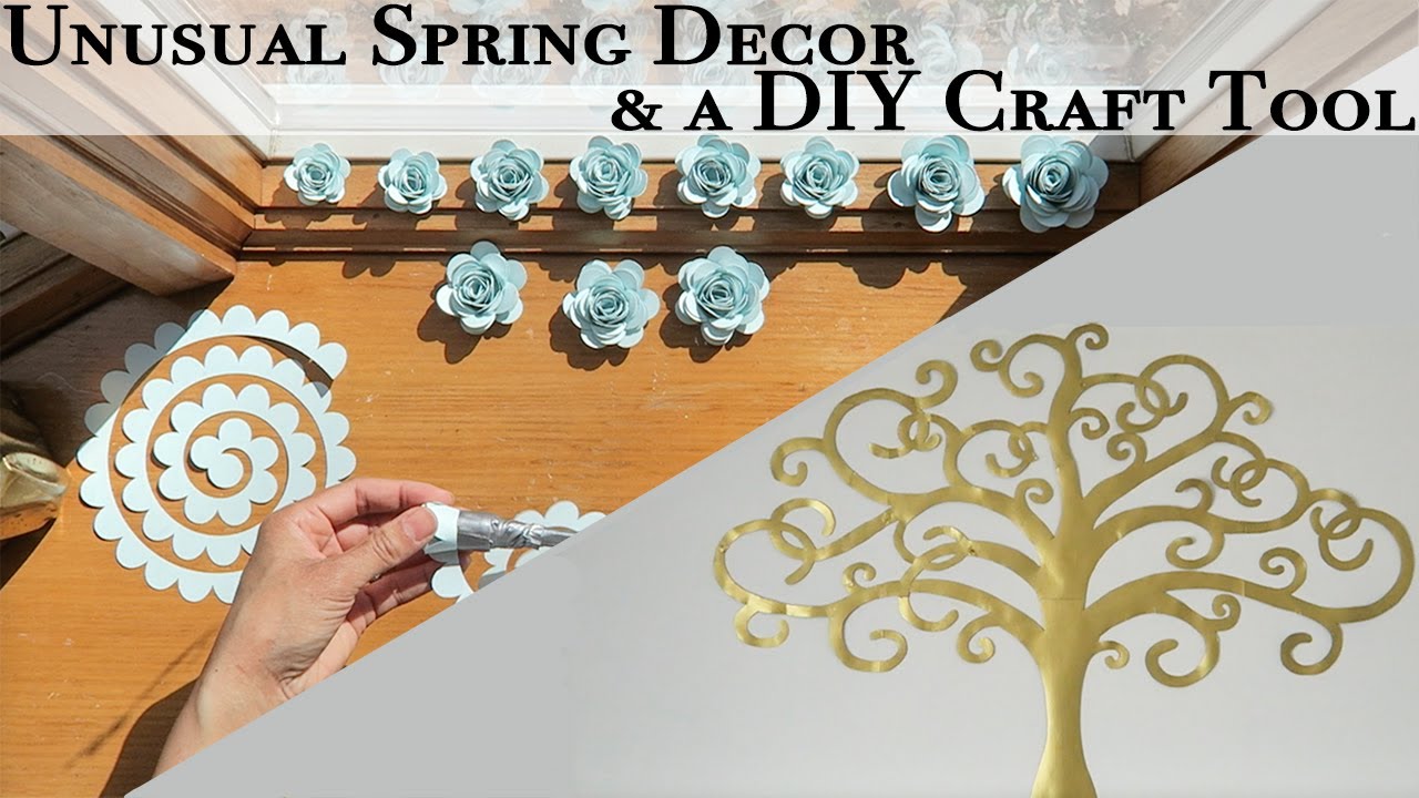 Decorate with me for Spring! ~ Mantel Decor & DIY Craft Tool