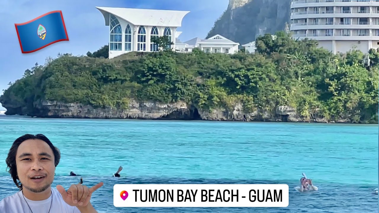(В прямом эфире) Типичное утреннее ПЛЯЖНОЕ 🏖️ Прогулка по прекрасному заливу Тумон, Гуам 🇬🇺