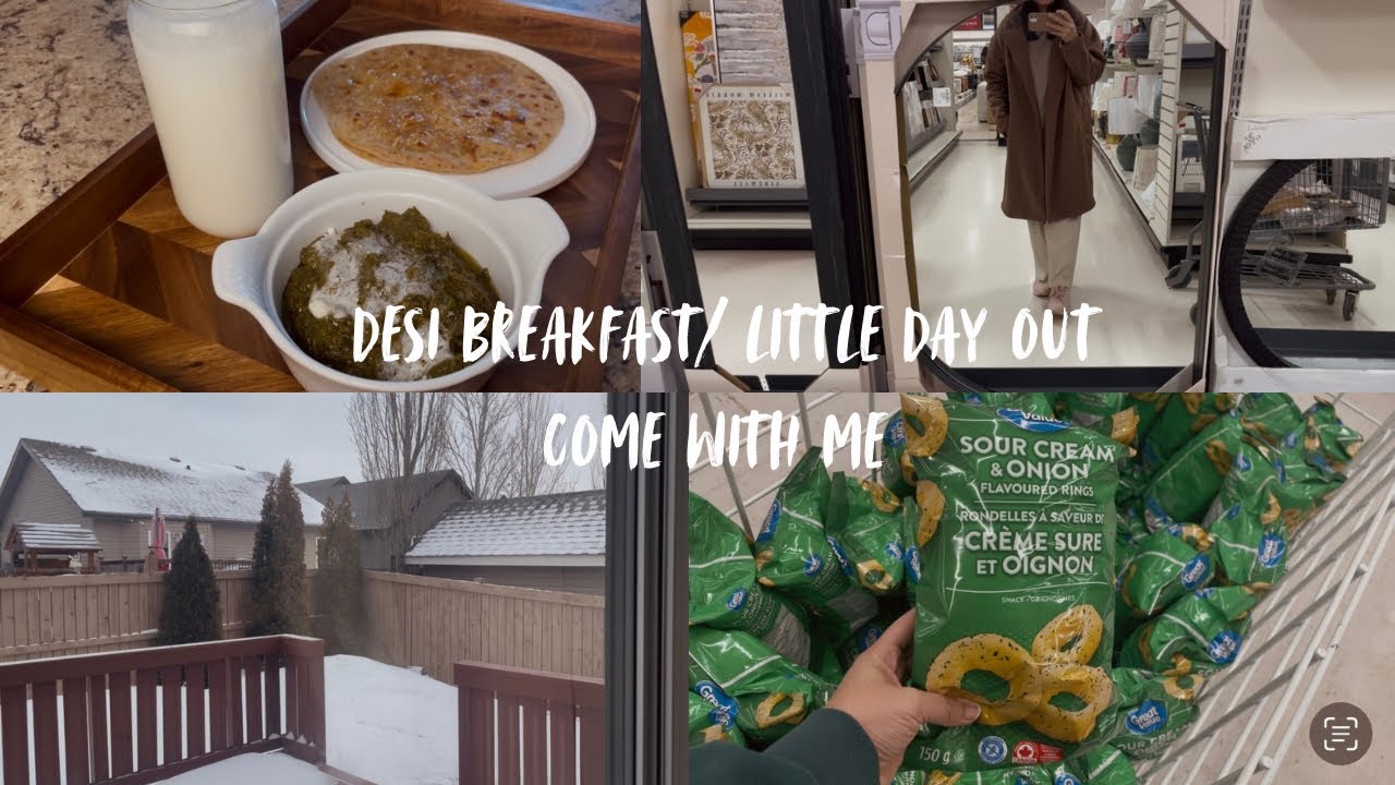 Pakistani breakfast 🥬/ Living in Canada 🇨🇦/ Shopping 🛒/ A little day out🥰