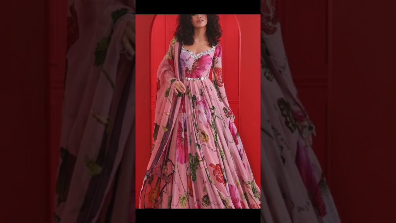 New Latest Anarkali Dresses 😍🔥#partywearanarkali #fashiontrends2024 #trending #anarkalicollection
