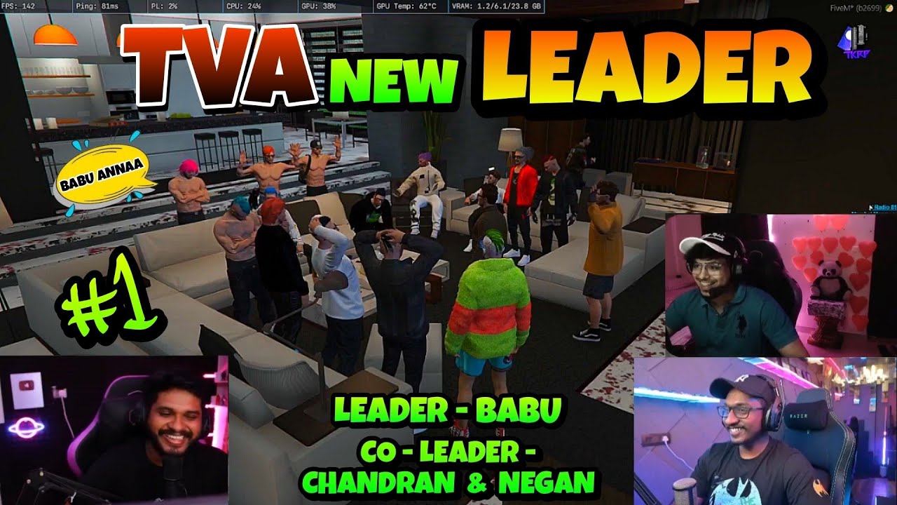 TVA New Leader & Co - Leader 😲 Leader Babu Co - Leader Chandran & Negan 😌💥 New Changes in TVA Gang