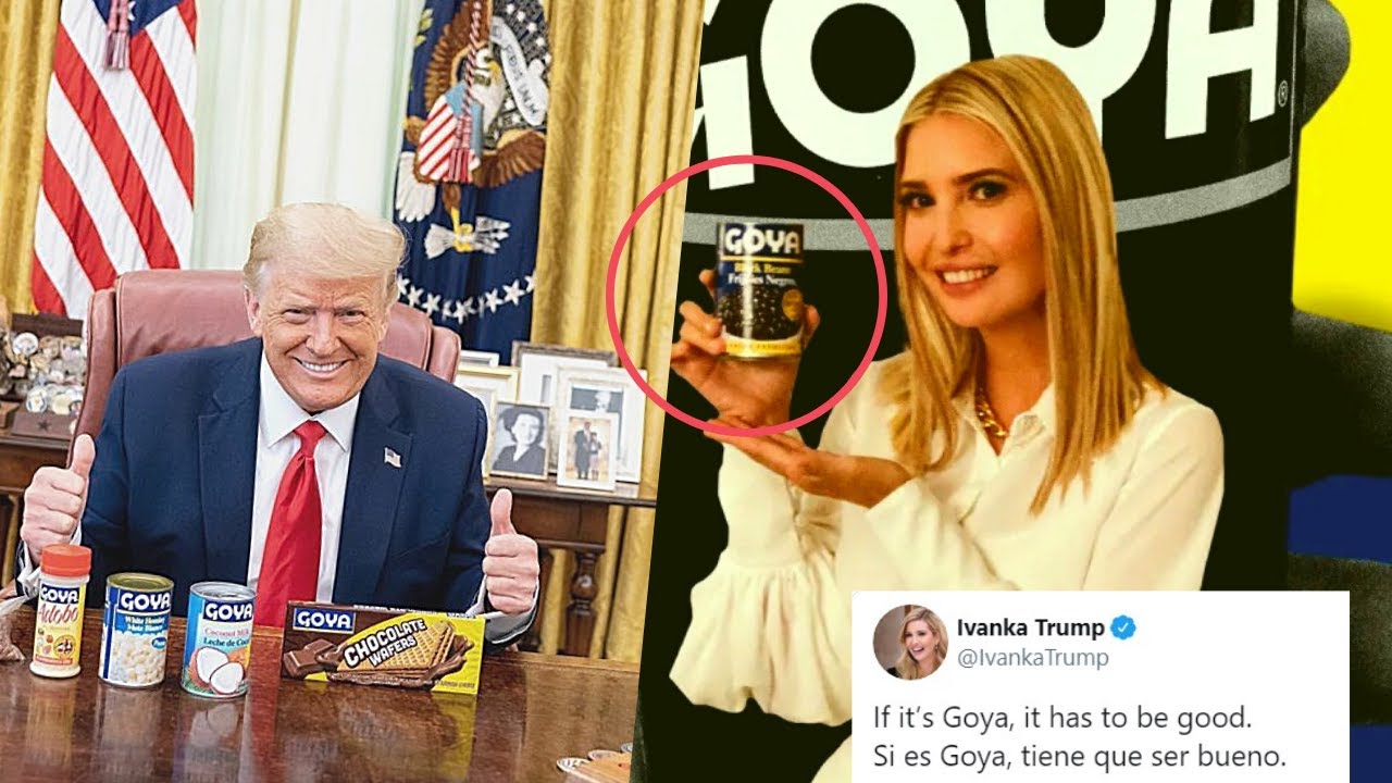 Ivanka Trump Violated Govt Ethics Rule [ Tweeting Goya Picture ] #BoycottGoya