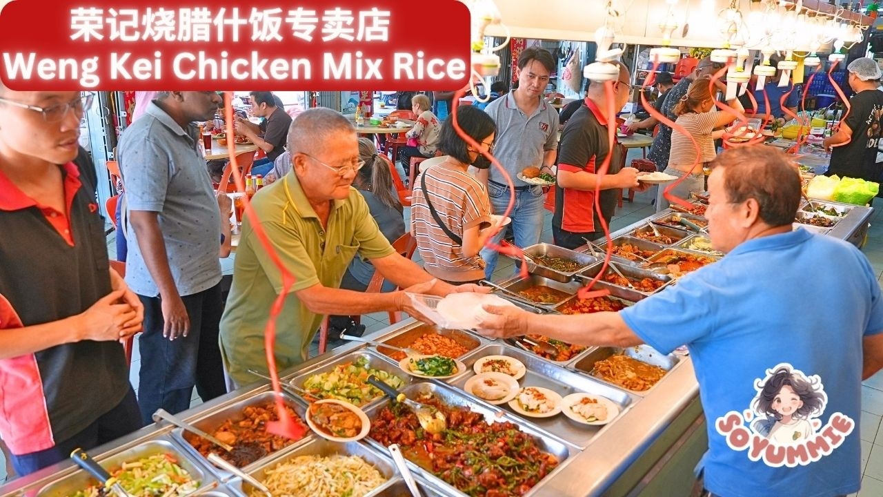 Amazing Speed! How 3 Chefs Cook 70 Dish in 2 Hrs! - Malaysia Street Food #华人杂饭 #经济饭 #鸡饭