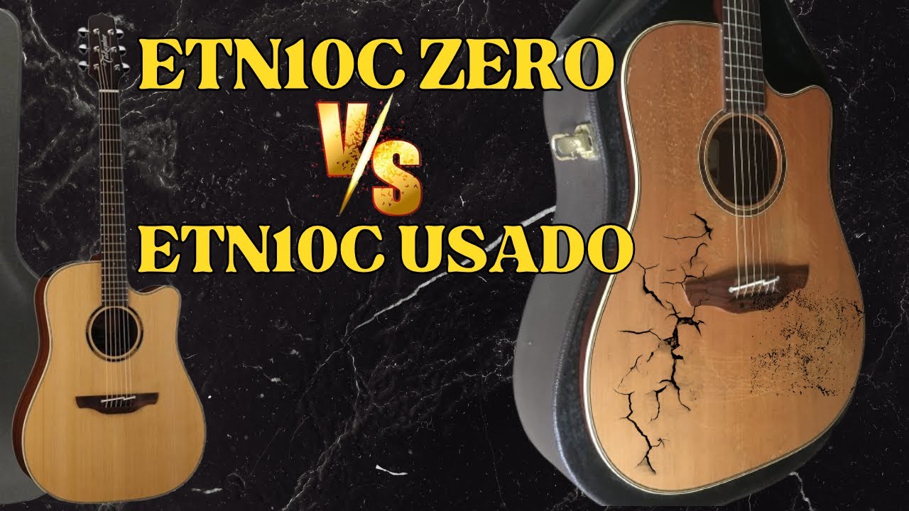 COMPARANDO UM TAKAMINE ETN10C ZERO E UM ETN10C MUITO USADO