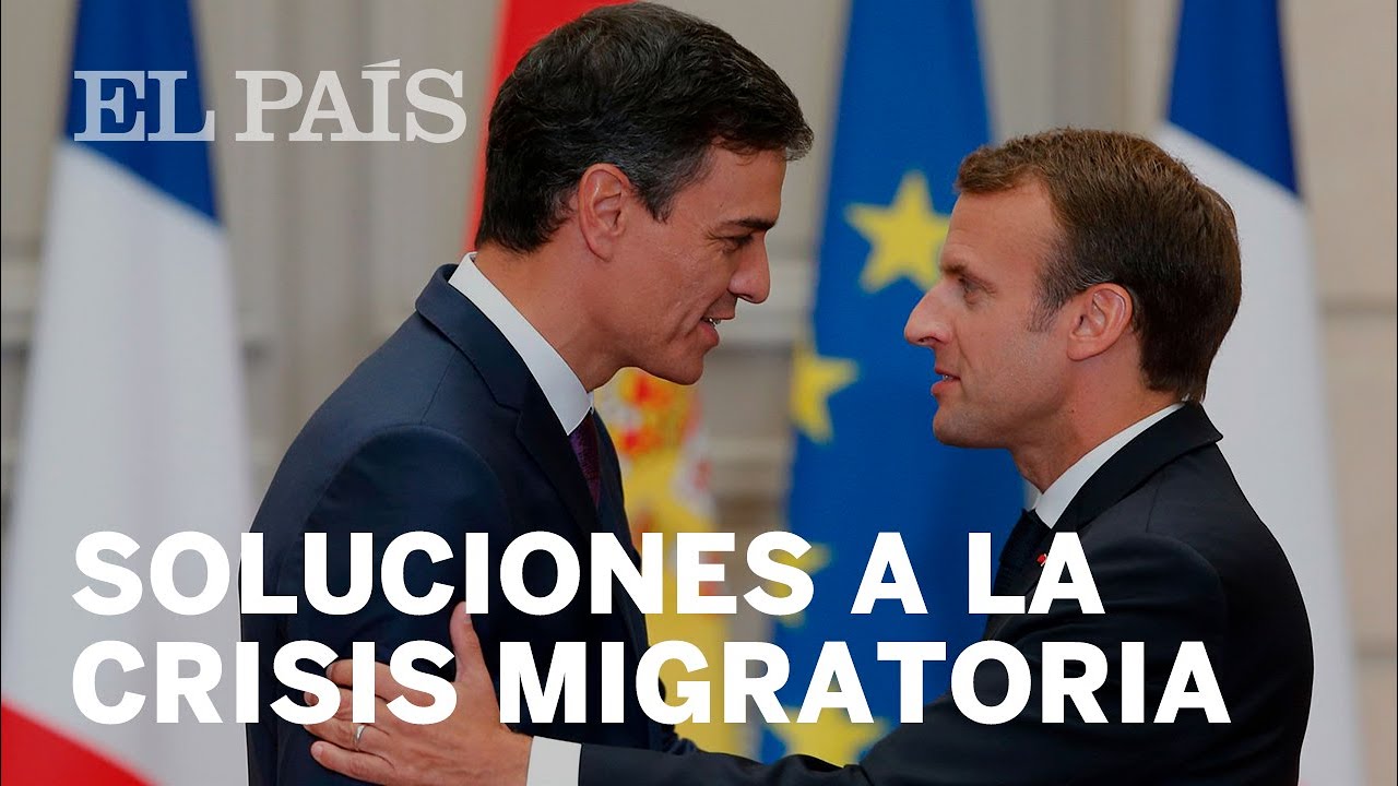 S&Aacute;NCHEZ Y MACRON: El presidente del Gobierno defiende una Europa fuerte para abordar la crisis mi...