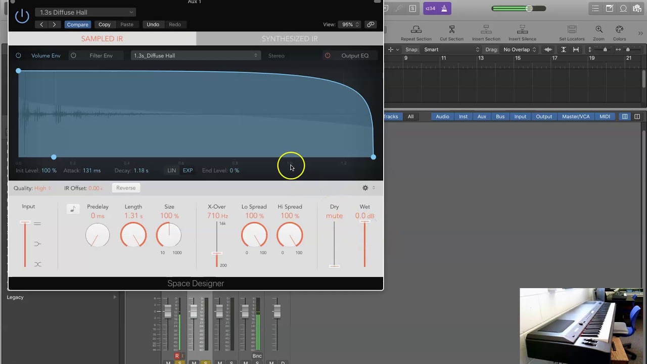 Adding Reverb by Bus Send