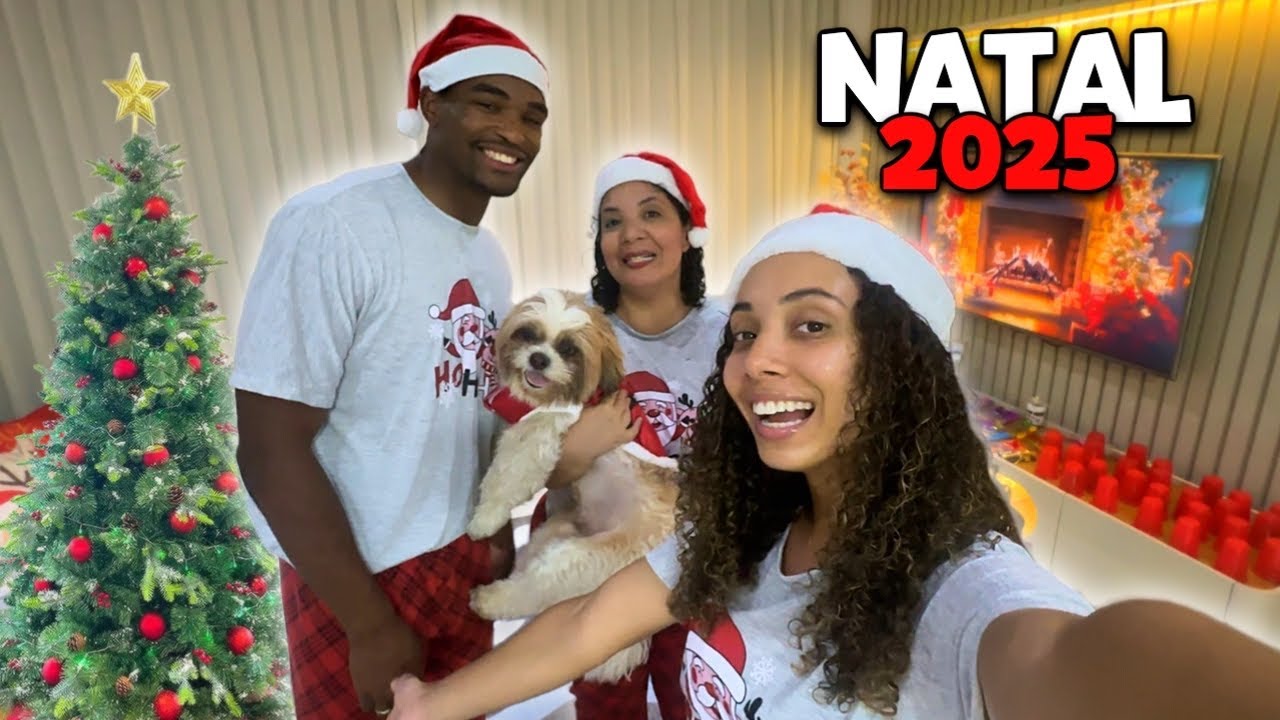 NOITE DE NATAL DA MINHA FAMÍLIA!!! ABRIMOS PRESENTES😍 