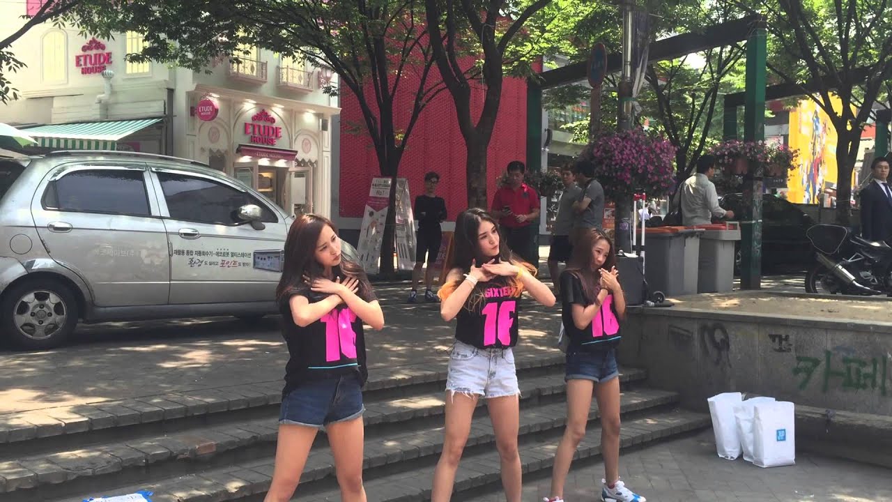 150610 Sixteen @ Hongdae (소미, 미나, 나띠)