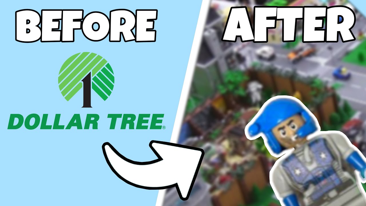 Dollar Tree Fake LEGO City Challenge | Make it Blocks