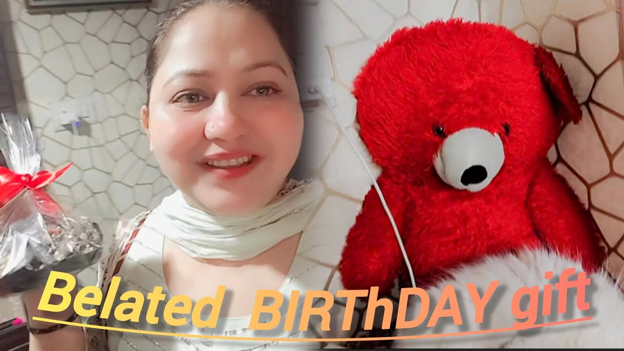 Belated BIRThDAY GAFT but wishes are still full of love 🎉 |