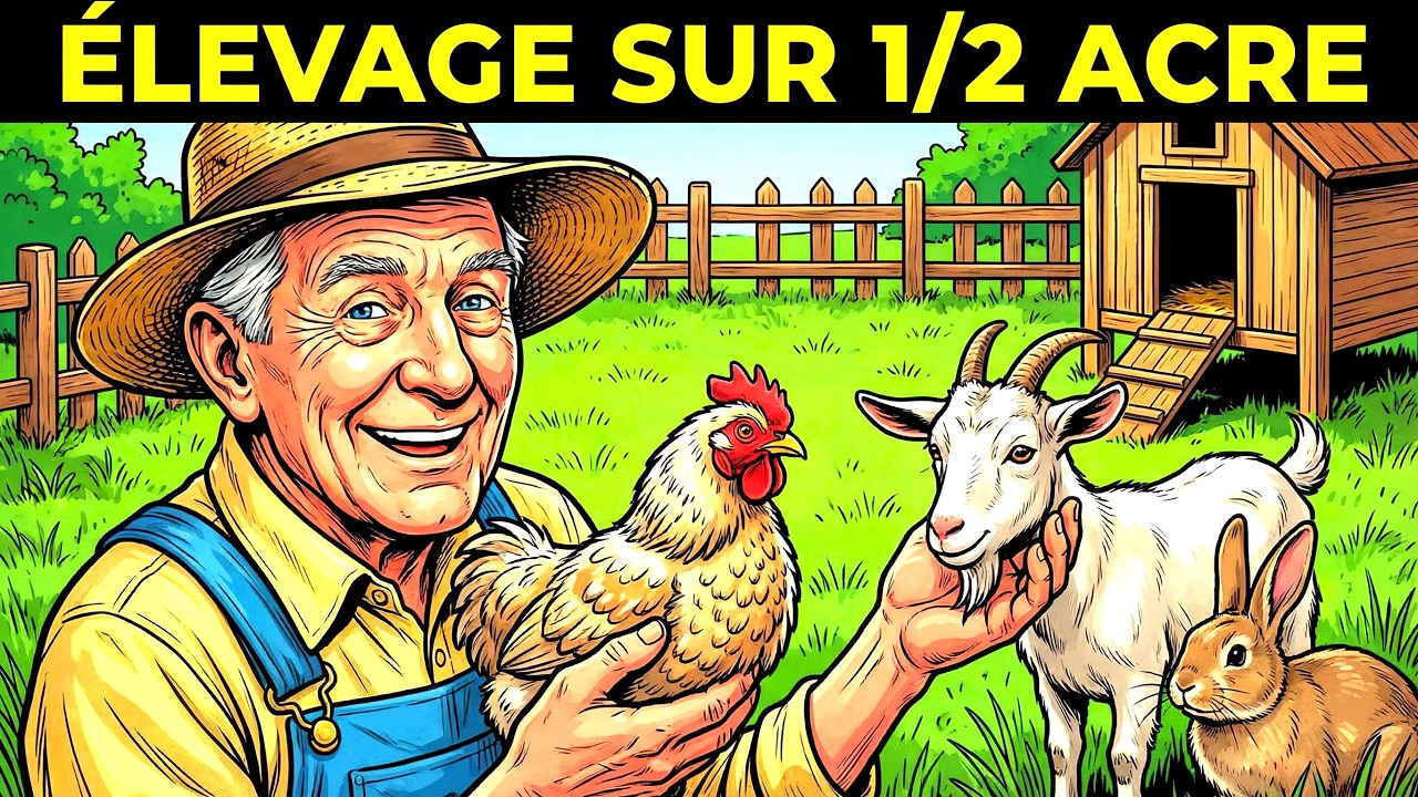 Les MEILLEURS Animaux À Élever Sur 1/2 Acre (La Plupart Se Trompent)