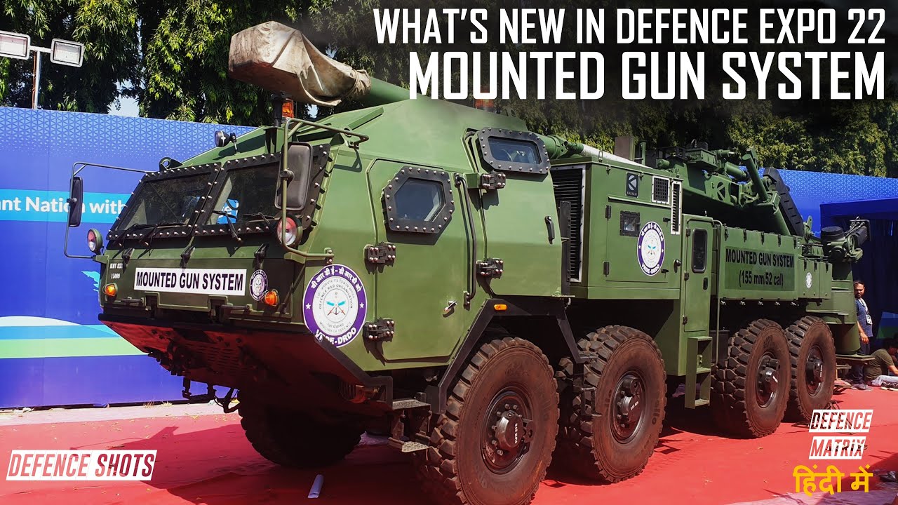 What's new in Defence Expo 22 | Mounted Gun System | AMCA | Rudram III | हिंदी में