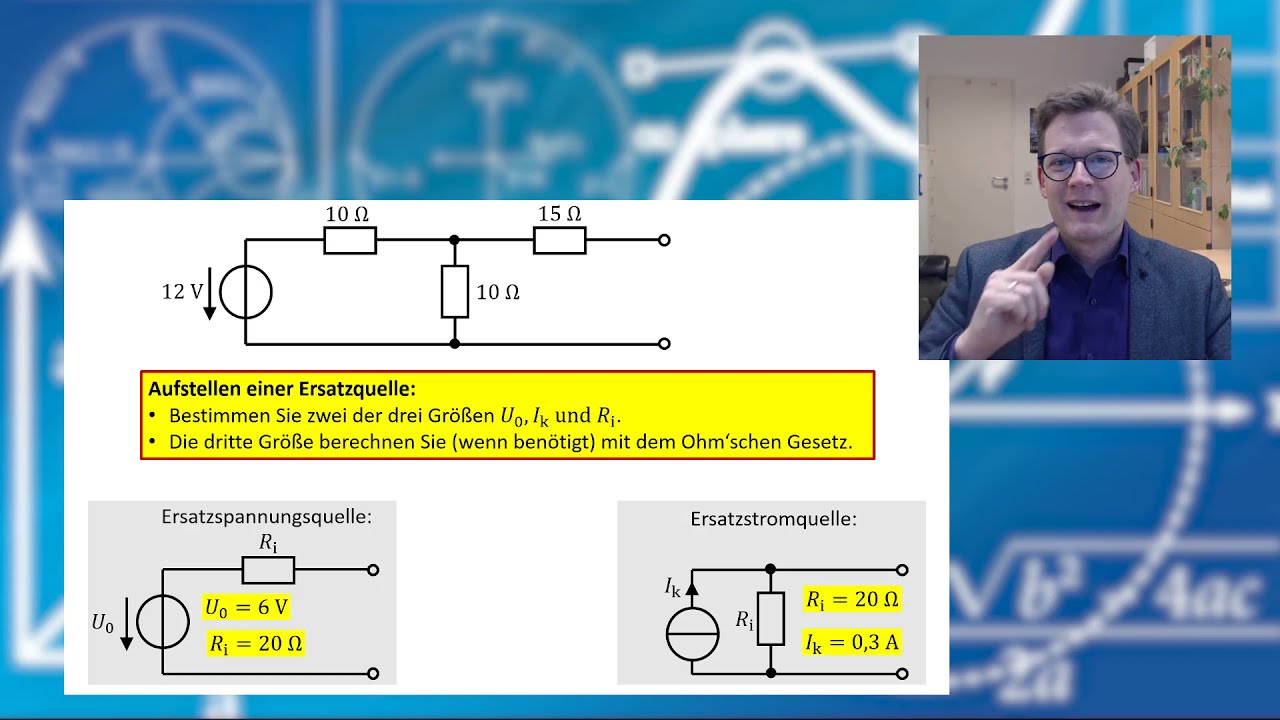 Ersatzspannungsquelle und Ersatzstromquelle